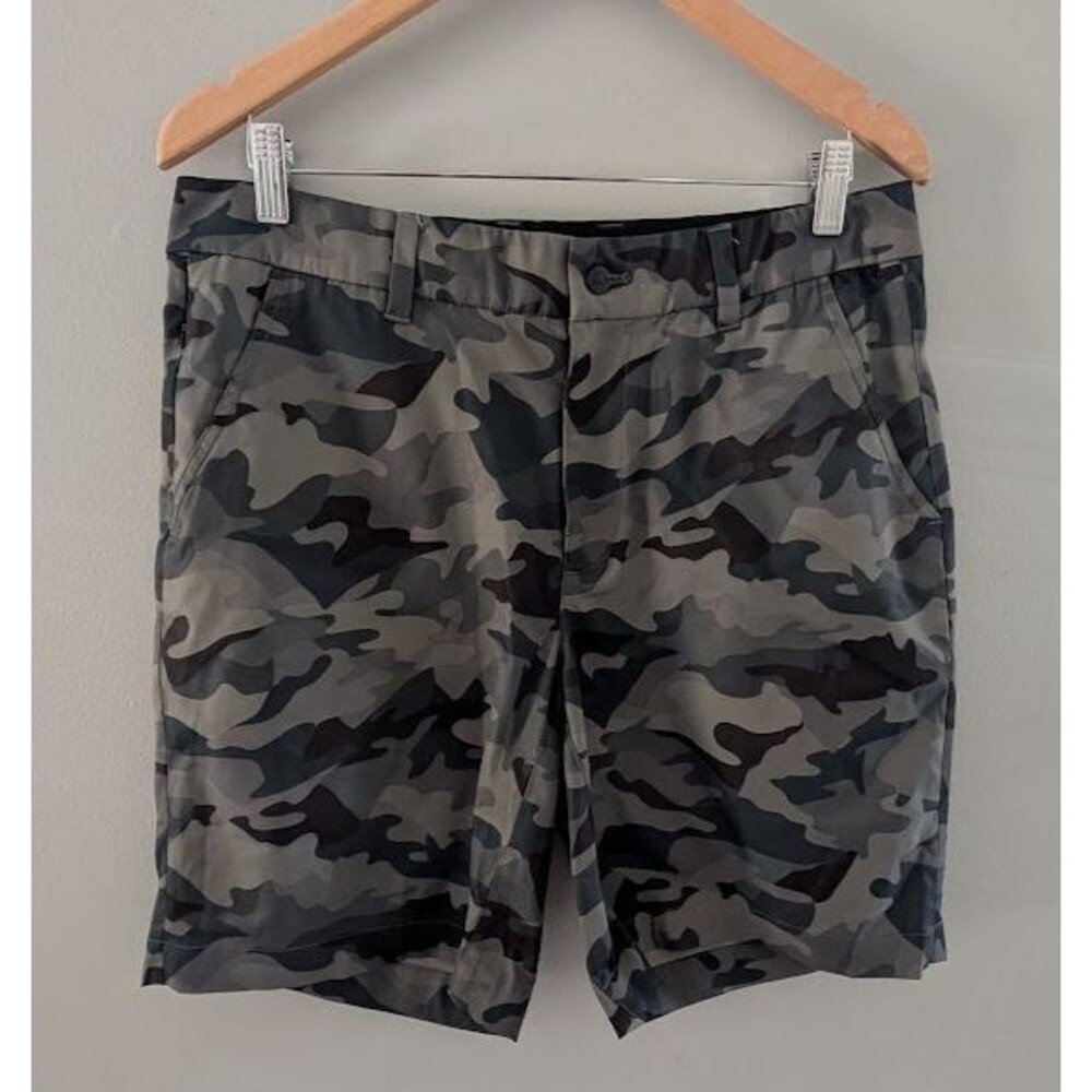 Good Good Fighting For Par Sport Short Men’s 32 Green Camo Golf Shorts